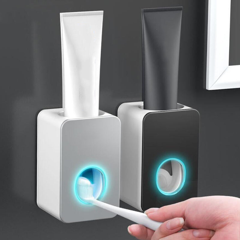 Wall-Mounted Punch-Free Lazy Squeezing Toothpaste Dispenser