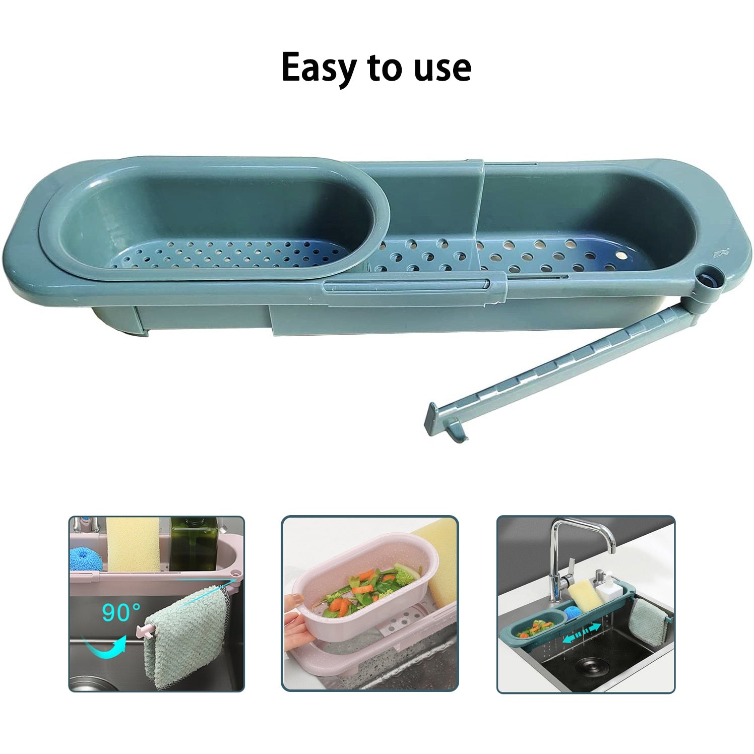 Adjustable Sink Storage Basket